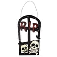 thumbnail image 1 of Bewildely Letrero colgante de Halloween LED Light Trick or Treat Festival Colgador decorativo Esqueleto Decoración Colgante para jardín Kits de decoración para fiestas Tipo 2 Bewildely  HA063932-02, 1 of 6