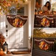 thumbnail image 6 of Harvest Fan Garden Banner, Fan-Shaped Autumn Flag for Porch, Patio, Lawn, Walkway, Entryway and Outdoor Thanksgiving Decor, 6 of 6