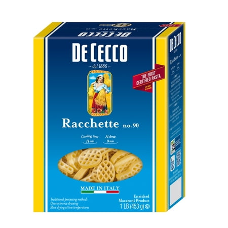 De Cecco Rachette No.90 Pasta, 16 oz