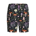 thumbnail image 5 of Naloa Mushrooms Men's Short Pajama Pants, Lounge Comfort Shorts with Elasticized Waistband and Side Pockets - 3X-Large, 5 of 9