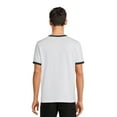 thumbnail image 4 of George Men’s & Big Men's 2-Pack Ringer Tee with Short Sleeves, Sizes S-3XL, 4 of 5