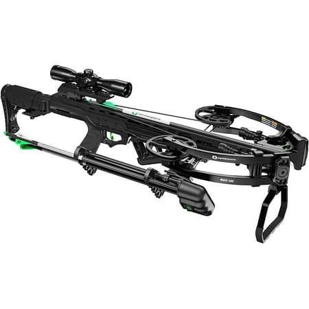 CenterPoint Archery Wrath 430 FPS Compound Crossbow with Full Accessory Package (Black)