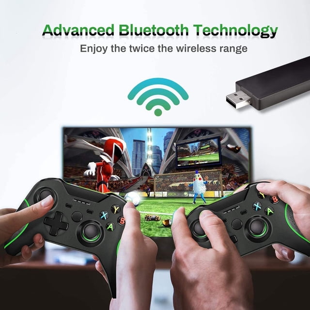 Wireless Game Controller for Multiple Consoles Ergonomic Bluetooth Gamepad Dual Vibration Rechargeable Joystick for Windows PS3 Gaming Remote