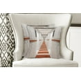 thumbnail image 4 of Ambesonne Space Throw Pillow Cover 2 Pack, Interior Corridor, 18", White and Red, 4 of 6
