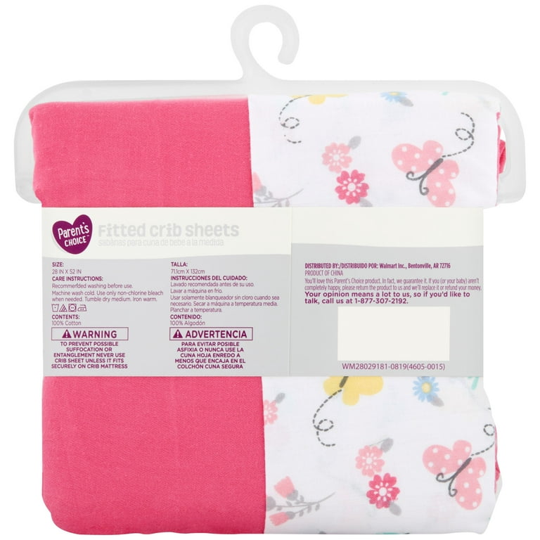 Walmart fitted crib outlet sheets