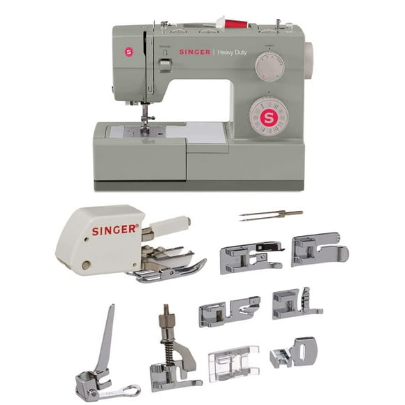 Máquina de coser SINGER Heavy Duty 4452 con 32 puntadas y acceso