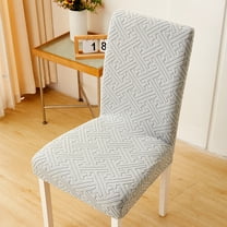Tyidzon Dining Chair Slipcover, High Stretch Removable Washable Chair Seat Protector Cover for Home Party Hotel Wedding Ceremony