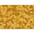 thumbnail image 1 of Ahgly Company Machine Washable Indoor Rectangle Transitional Neon Orange Area Rugs, 2' x 3', 1 of 7