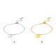 thumbnail image 5 of Sonducket con colgante de corazón hueco, pulseras encantadoras que combinan con todo, joyería femenina elegante y sencilla, Navidad y Halloween Accesorios de disfraces Dorado Sonducket AP014972-02, 5 of 6