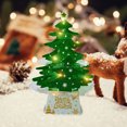 thumbnail image 1 of Decoraciones navideñas Mini Escritorio Adornos para árboles de Navidad Árbol de Navidad brillante con juego de luces Wmkox8yii gf8697, 1 of 2