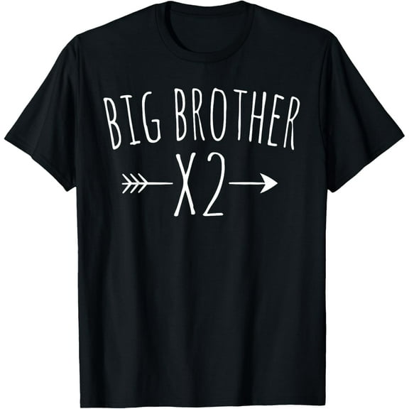 Big Brother X2 Big Bro Again Arrow Sibling Boys T-Shirt