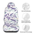 thumbnail image 5 of Sikiie Lavender Flowers Car Seat Protector 2 Pack Car Seat Cushion Mat, Car Seat Covers for SUV, Truck, Van, 5 of 7