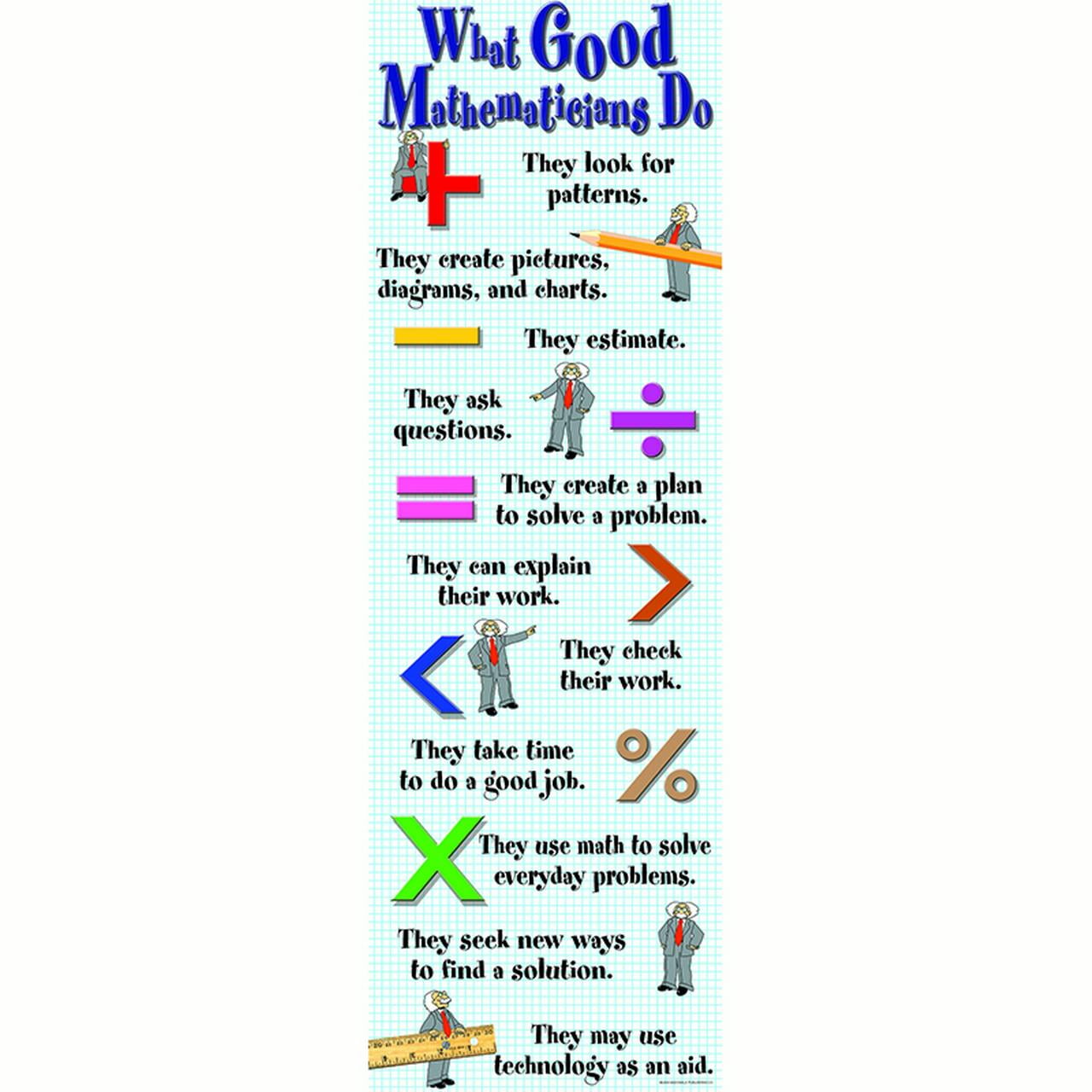 What Good Mathematicians Do Colossal Poster Bundle Of 2 Each 