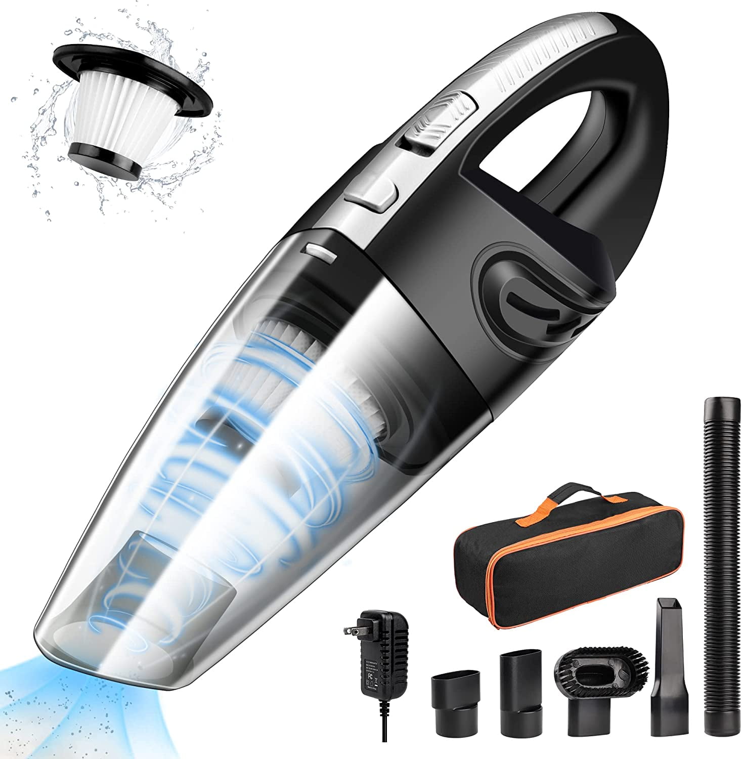 CICK Handheld Vacuum Cordless, Car Vacuum Cleaner Portable and Quick