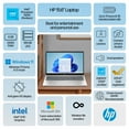 thumbnail image 4 of HP 15.6" Laptop, Intel Processor N200, 4GB RAM, 128GB UFS, Natural Silver, Windows 11 Home in S Mode, 15-fd0081wm, 4 of 12