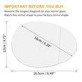 thumbnail image 3 of Unique Bargains Passenger Right Side RH Mirror Glass w/ Adhesive for BMW Mini Cooper 2007-2015, 3 of 6
