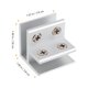thumbnail image 3 of abrazaderas de vidrio de 90 grados para soporte de muebles, abrazadera para mesa de vidrio y armario., 3 of 5
