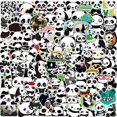 thumbnail image 2 of 100pcs Cute Cartoon Panda Stickers, Aesthetic Stickers, Cute Stickers, Vinyl Stickers, Stickers for Water Bottles, Waterproof Stickers, Stickers for G, 2 of 4