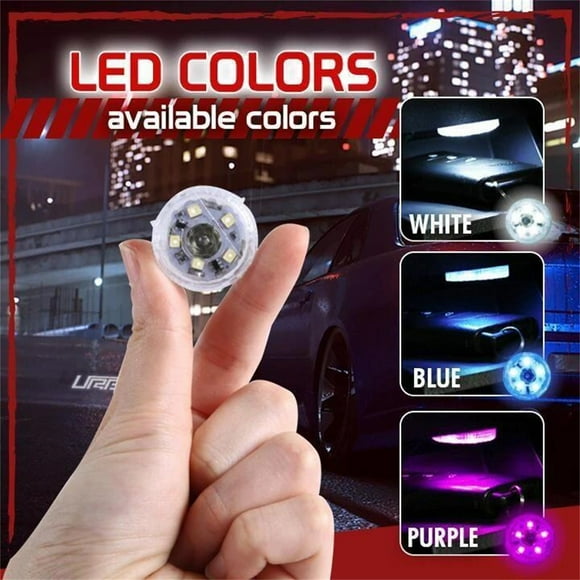 jovati Interior Led Lights for Cars -Button Portable Self-Adhesive Home Car Led Touch-Sensor Light Led Lights for Car Interior Led Lights Car Interior Car Led Lights Interior