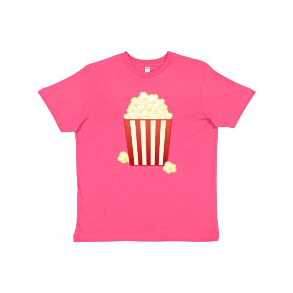 Inktastic Popcorn Movie Treat Youth T-Shirt