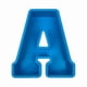 thumbnail image 2 of alphabet cake mold for 3D baking and decorating, 2 of 3