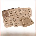 thumbnail image 2 of 6-Cavity Non-Stick Carbon Steel Baking Mold with Fish, Rabbit & Bear Shapes - Versatile Cake Pan for Baking Enthusiasts, Ideal for Home Bakers, Multi-Purpose Baking Tool, Packaged in OPP Bag (Pig, 2 of 6