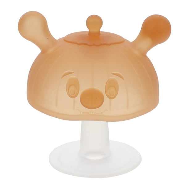 EeaseMX Juguete de silicona para morder con forma de hongo de dibujos animados, juguete para la dentición del bebé, regalo para baby shower