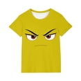 thumbnail image 1 of Jolis Hauts à Manches Courtes pour Filles T-Shirt Décontracté à Imprimé Uni 3 10 Ans, 1 of 7
