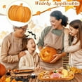 thumbnail image 4 of Halloween Large Pumpkin Wooden Serving Platter 8.7x11.4 in Rustic Pumpkin Snack Fruit Meat Cheese Board Charcuterie Board Sectional Dish Plate for Thanksgiving Halloween Decorations, 4 of 6