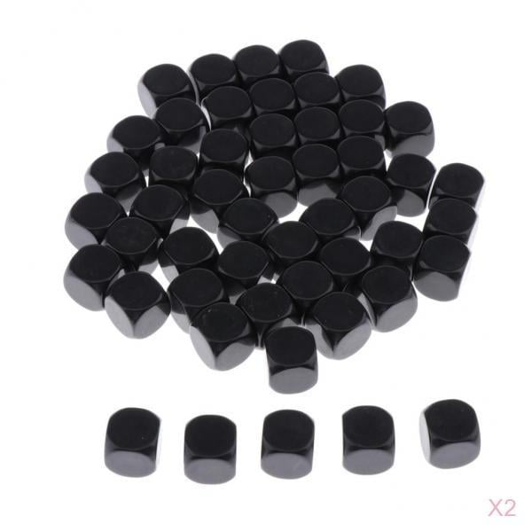 Paquete de 100 Dados D6 en Opacos Creativos para DND RPG de de Enseñanza de Matemáticas