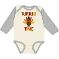 thumbnail image 3 of Inktastic Thanksgiving Turkey Time Boys or Girls Long Sleeve Baby Bodysuit, 3 of 5