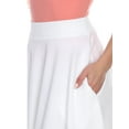 thumbnail image 4 of White Mark Women's Saya Flare Skirt, 4 of 4