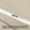 thumbnail image 4 of Unique Bargains 1800 Microfiber Zippered Pillowcases 2pcs, 4 of 11