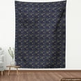 thumbnail image 4 of Ambesonne Garden Fabric by the Yard Upholstery, Flowering Cactus Plants Art, 3 Yards, Indigo Multicolor, 4 of 5