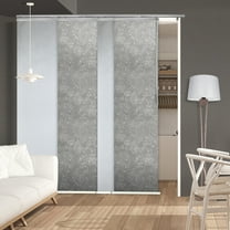 Domovina 4 Panel Track Vertical Blinds, Adjustable 48-88"W x 91.4"H - Salome/Aina