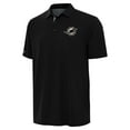 thumbnail image 2 of Men's Antigua Black Miami Dolphins Era Polo, 2 of 4