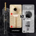 thumbnail image 4 of Juego de 12 Brocas Avellanadoras para Madera: Tamaños de 5, 6, 8, 10 y 12 Pulgadas, Ajustables, Perforación Precisa, Fáciles de Desmontar., 4 of 5