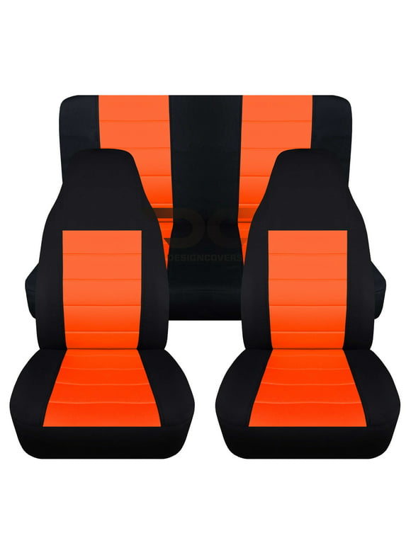 Jeep Seat Covers in Jeep Accessories & Jeep Parts | Orange 