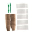 thumbnail image 3 of Kit De 50 Bandejas Para Sembrar Semillas, Macetas De Turba Versátiles Para Jardinería Y Plántulas., 3 of 8