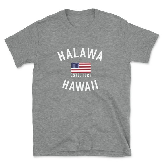 Halawa Hawaii Patriot Men's Cotton T-Shirt