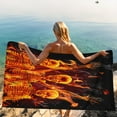 thumbnail image 6 of kayannuo Microfiber Beach Towel Super Lightweight Colorful Bath Towel Sandproof Beach Blanket Multi-Purpose Towel For Travel Swimming Pool 30x60 Inch, 6 of 6