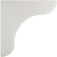 thumbnail image 2 of 1 3/4"W x 5 1/2"D x 5 1/2"H Eaton Wood Vintage Decor Bracket, Chalk Dust White, 2 of 6