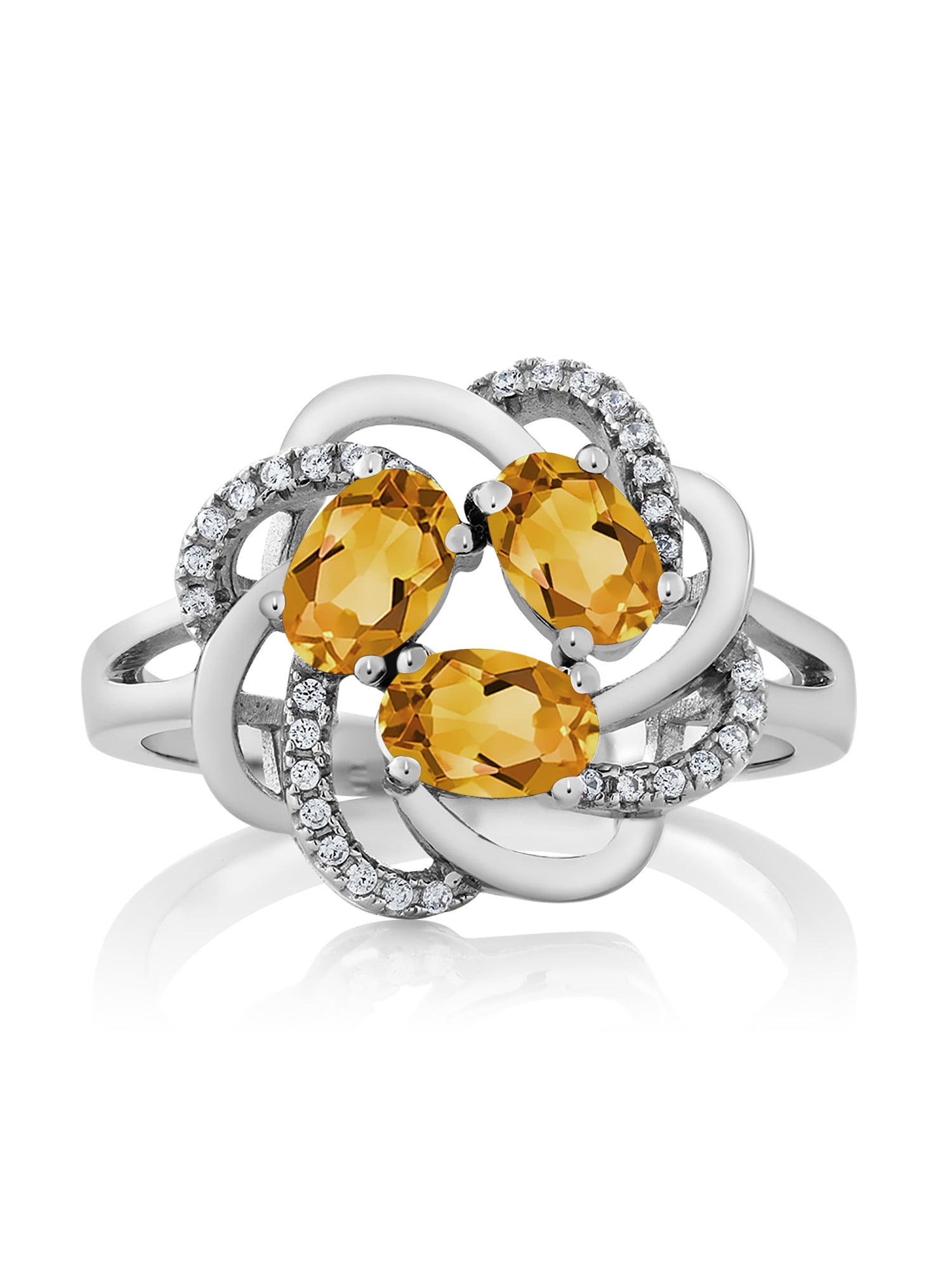 Citrine 2.63 Ct 925 Sterling Silver Pendand