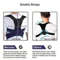 thumbnail image 4 of Back Brace with Replaceable Support Plate, Breathable and Adjustable Back Support Providing Pain Relief from Back, Neck & Shoulder L Chest size 31-43 inches, 4 of 4
