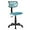 Blue, variant on JJS Kids Mesh Rolling Desk Chair, Small Swivel Office Computer Chair for Teens, Low-Back Adjustable Upholstered Student Task Chair, Animal