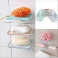 thumbnail image 3 of Soap Drip Tray, Soap Box, Creative Heart-Shaped Bathroom Soap Dish - Green, 3 of 4
