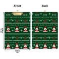 thumbnail image 5 of FORMRS Acrylic Clipboard with Low Profile Clip Standard A4 Letter Size, 12.5" x 9", Green Christmas Trees, 5 of 8