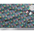 thumbnail image 2 of Soimoi polyester Crepe Fabric Animal Skin Abstract Decor Fabric Printed Yard 52 Inch Wide, 2 of 3