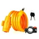 thumbnail image 2 of Candado de seguridad para bicicleta con cable naranja, resistente y antirrobo para una protección segura de la bicicleta, 2 of 2
