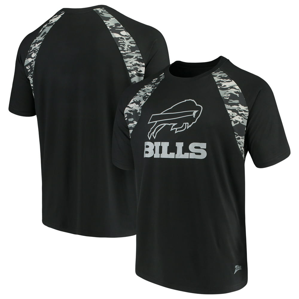 Men's Zubaz Black Buffalo Bills Camo Raglan T-Shirt - Walmart.com ...